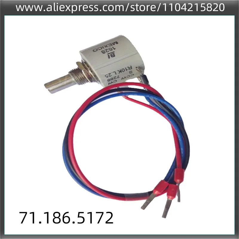 

Factory Wholesale 10K Potentiometer 71.186.5172 Switch Rotary Cable Potentiometer for Heidelberg Offset Printing Machine parts