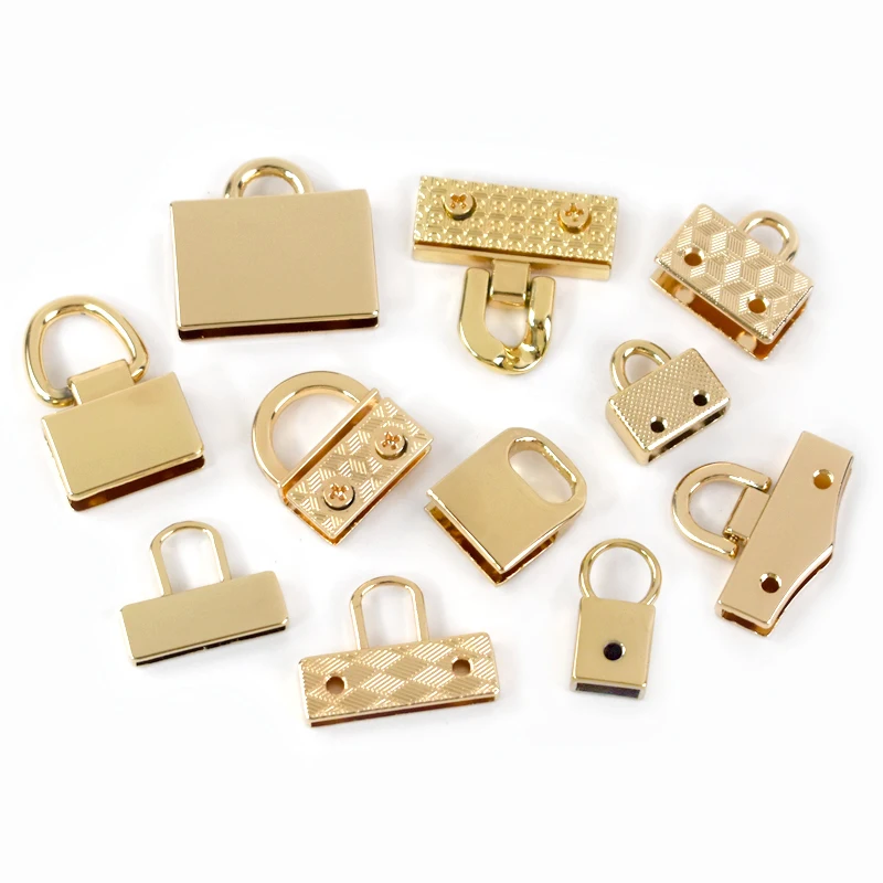 4/10Pcs Metall Tasche Seite Clip Schnalle Handtasche Schulter Gurt Verbinden Verschluss Schwanz Clips Aufhänger Hängen Handwerk hardware Zubehör – Detail 8