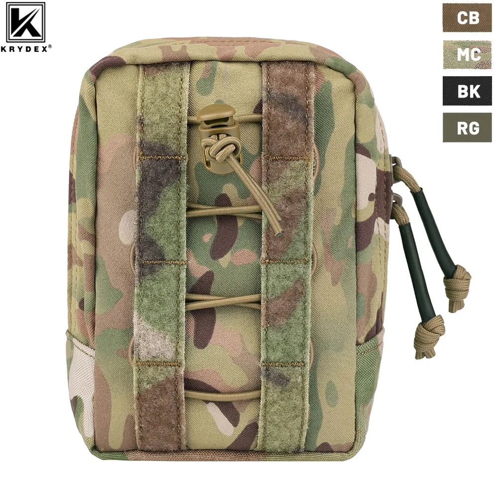 

KRYDEX 500D Tactical GP Pouch General Purpose Bag Utility Pouch Storage Molle Belt System Airsoft Huntign Accessories Camo Bag