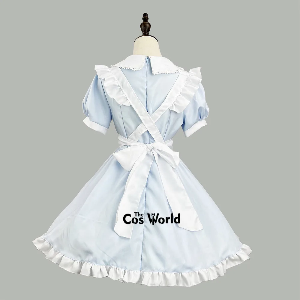 5 Kleuren S-5XL Japanse Lolita Hart Konijn Dienstmaagd Meid Restaurant Schort Jurk Uniform Outfits Anime Cosplay Kostuum