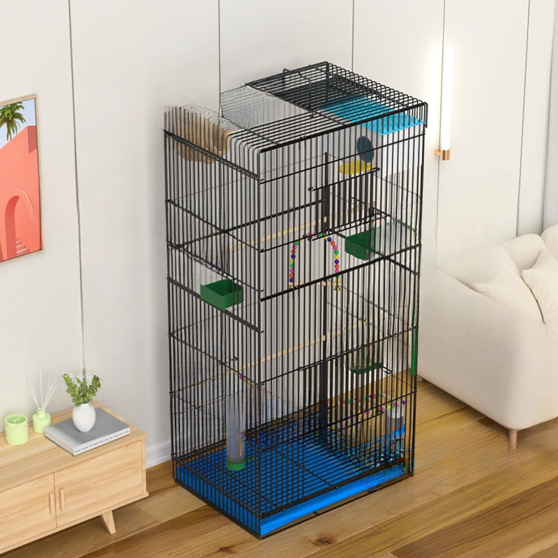 Aviary Habitat Pigeon Bird Cage Hamster Rabbit Ferret Courtyard Canary Bird Cage Breeding Jaula Decorativa Pet Products RR50BC