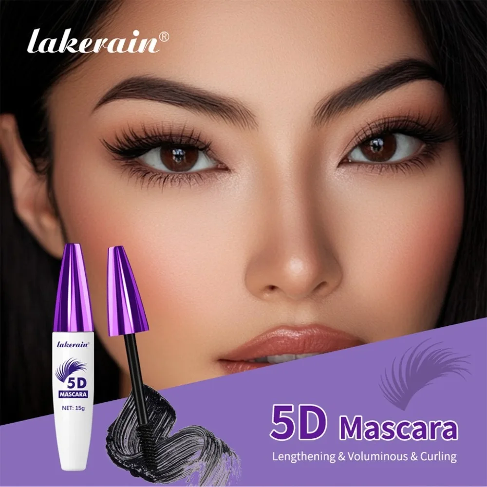 Nieuwe Oogmake-up Tool Kleurrijke Wimper Mascara Zijdevezel 5D Wimpers Verlenging Blijvende Curling Waterproof Oogmake-up Tool