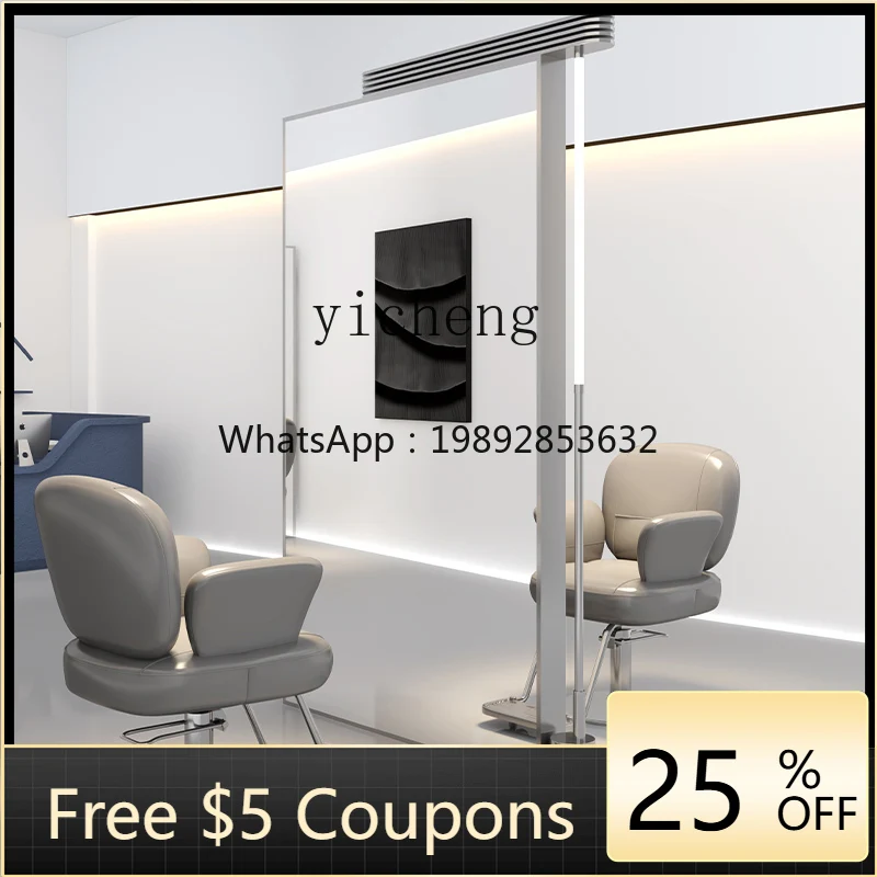 

DD barber shop mirror single and double-sided hair salon mirror table floor mirror wall-mounted