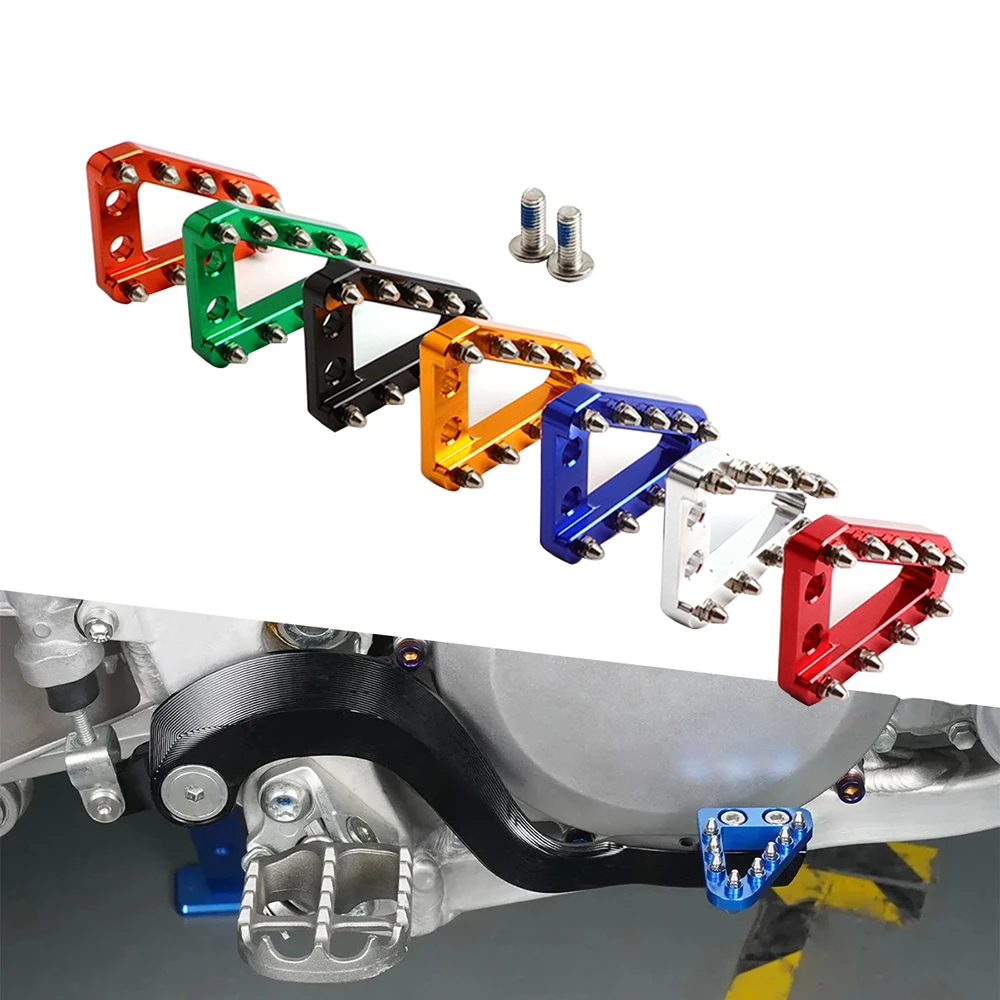 

Motorcycle CNC Rear Brake Pedal Step Plate Tip For EXC EXCF XC XCF XCW XCFW SX SXF MX 125 250 350 530 SMC 690 950 990