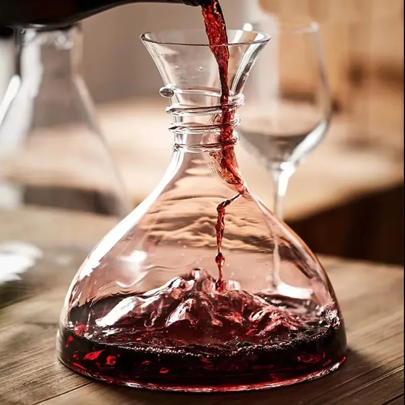 

1,8 л креативный графин для айсберга, бессвинцовый хрустальный стеклянный графин для виски, бренди, графин для красного вина, элитный подарок