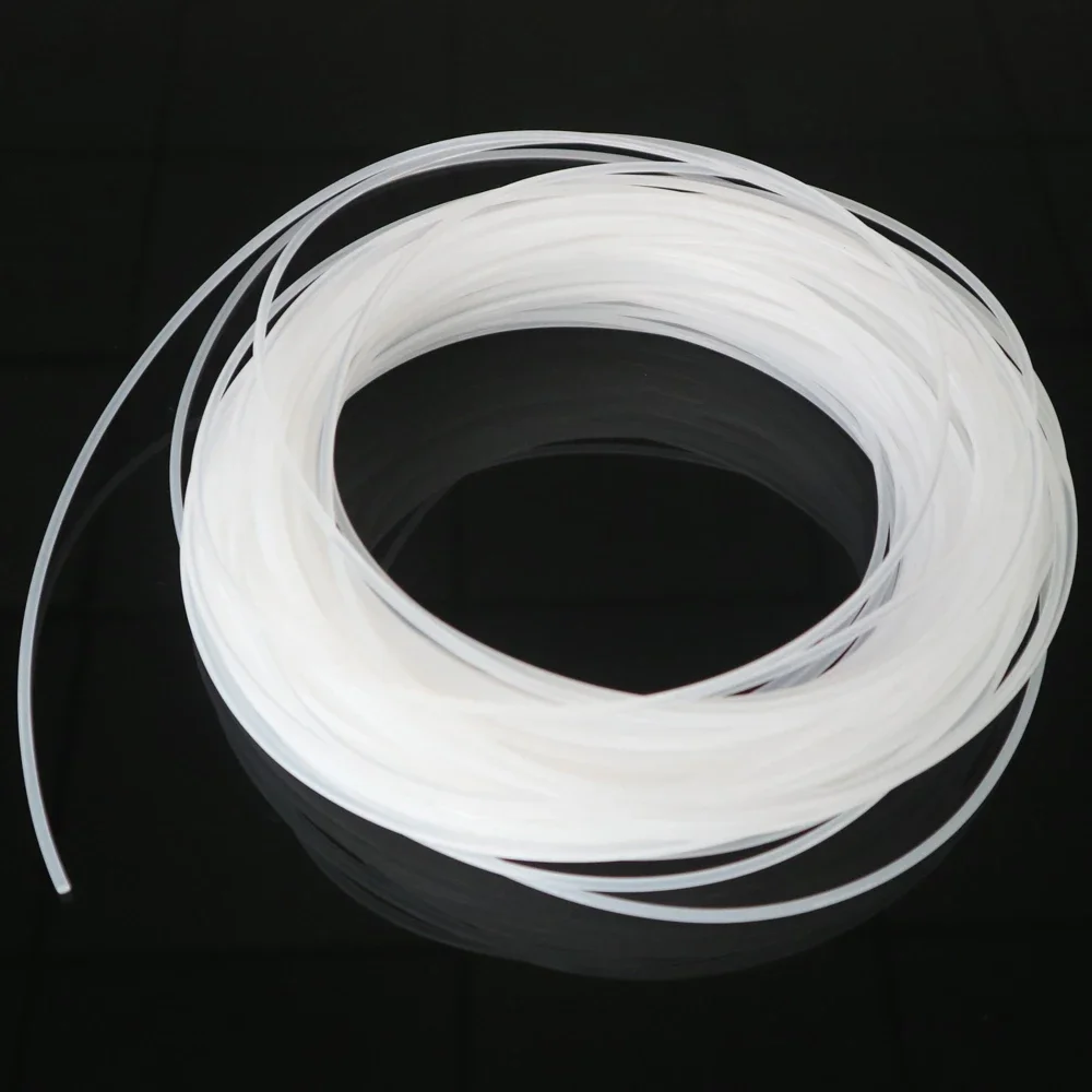 Cream white color 3.5mm Plastic Solid  Side Glow Optical Fiber Light optic fiber light for Car Interior Decoration