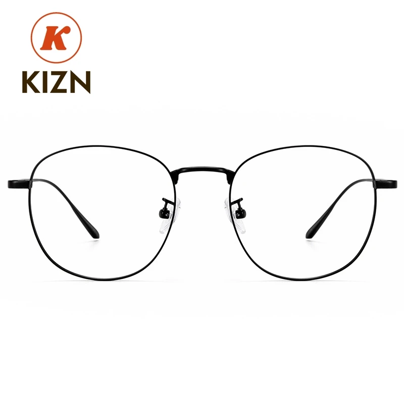 

Оптическая оправа KIZN Fashion MenFace 1052: ультралегкие ретро-круглые женские очки из титанового сплава для коррекции зрения