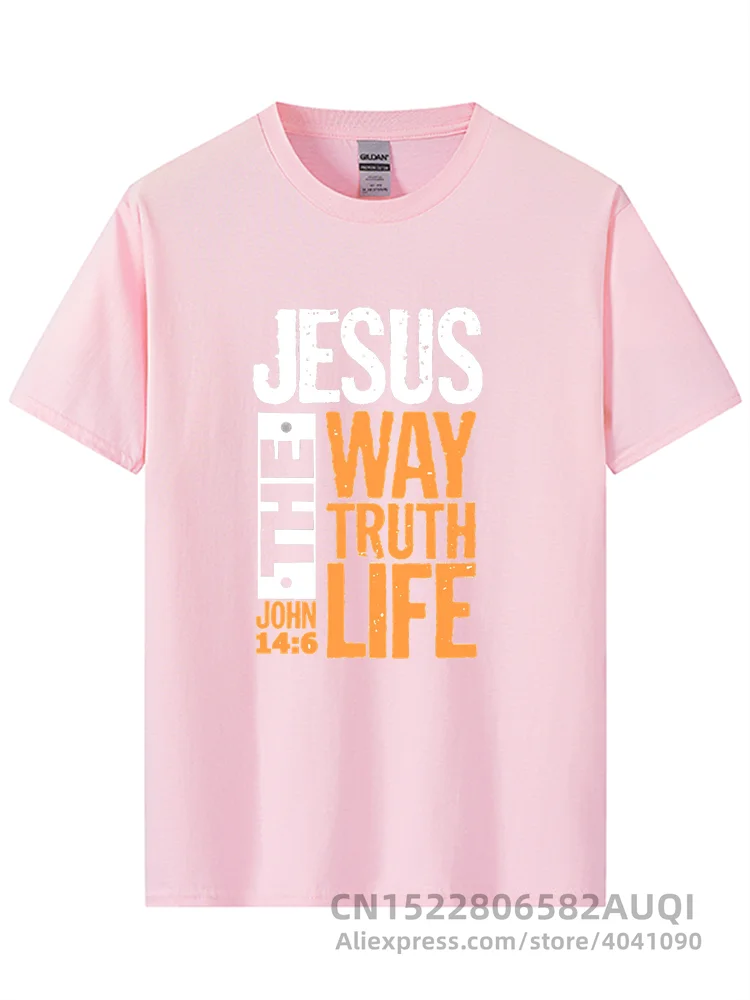 Jesus The Way Truth Life John Christian Bible Verse Hooded Pullover Hoodies For Male Sweatshirts Comfortable Wholesale Clothes