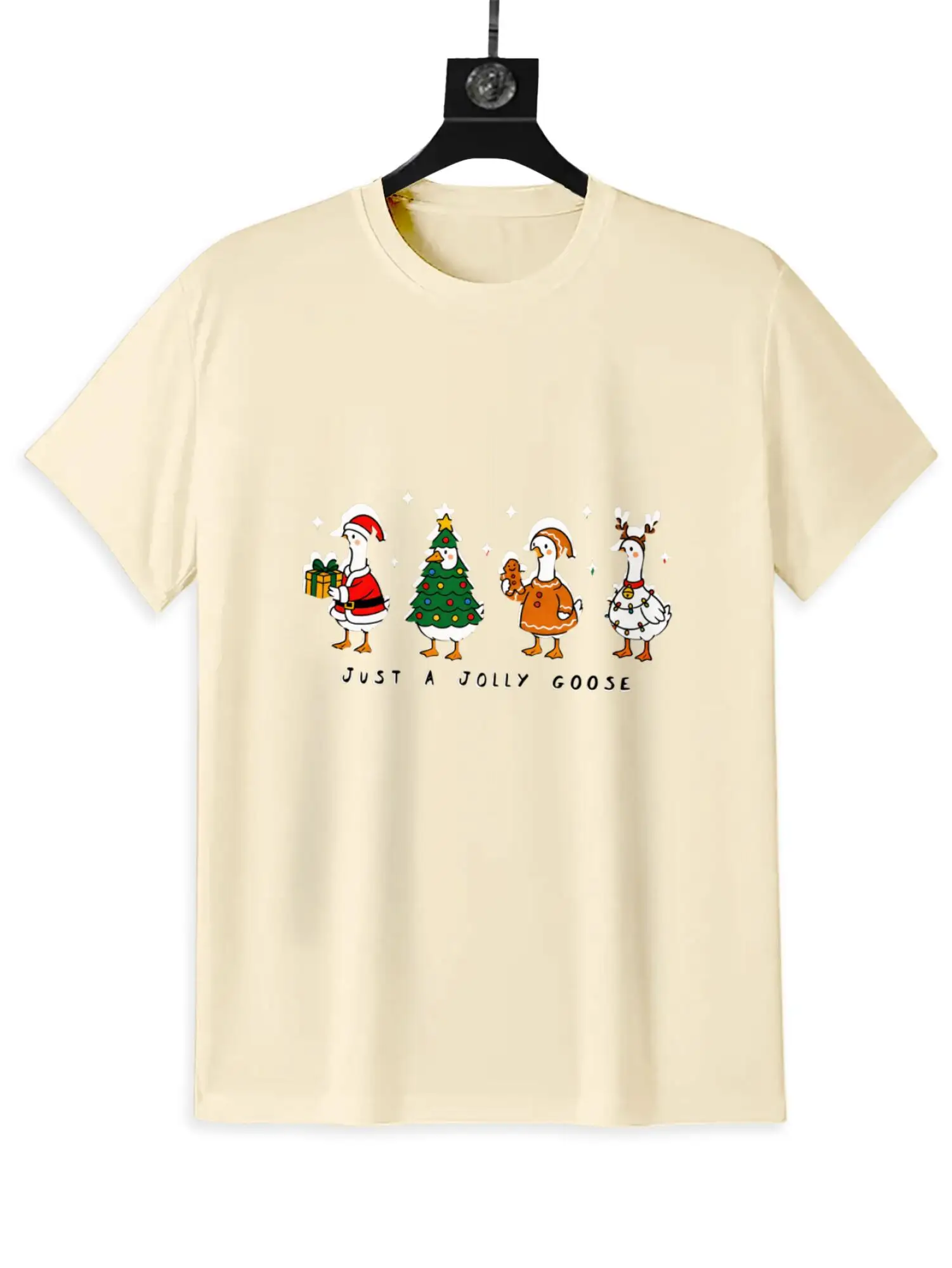 قميص Jolly Goose، قميص أوزة مضحك، قميص عيد الميلاد Silly Goose Girly، قميص عيد الميلاد، قميص Merry Goosey #3