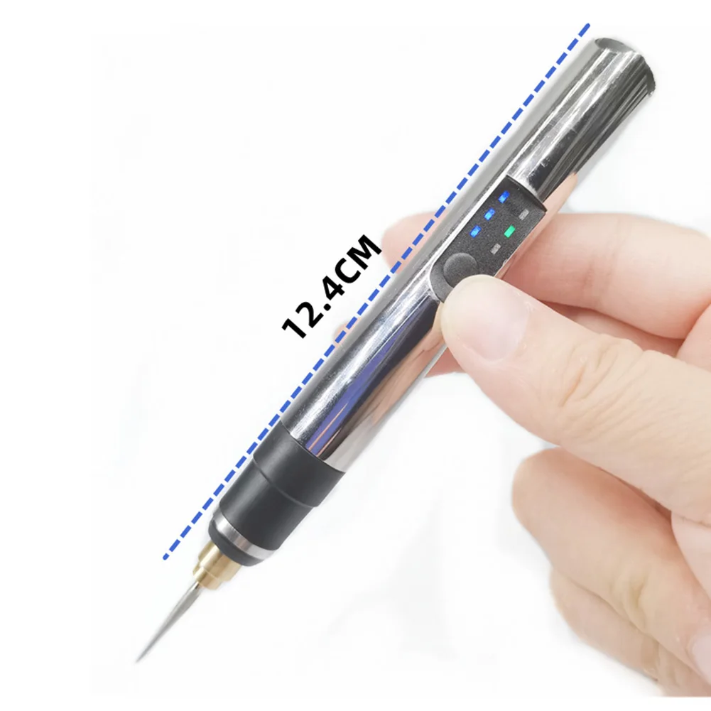 Electric Engraver Etching Pen Professional Electric Drilling Etching Pen Rechargeable 3 Gears Adjustable for Jewelry Glass Wood image 5