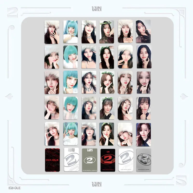 5pcs/set KPOP (G)I-DLE Regular Album 2 LOMO Cards GIDLE MINNIE SHUHUA SOYEON YUQI MIYEON Gift Postcard Photo Card