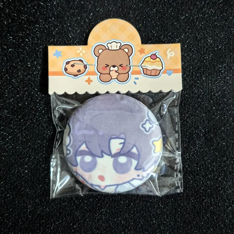 Disguise Learning Scum Cartoon Figure Q Version Plush Badge Animation Novel Peripheral Xie Yu 58m Badge Brooch Cosplay Accessoy