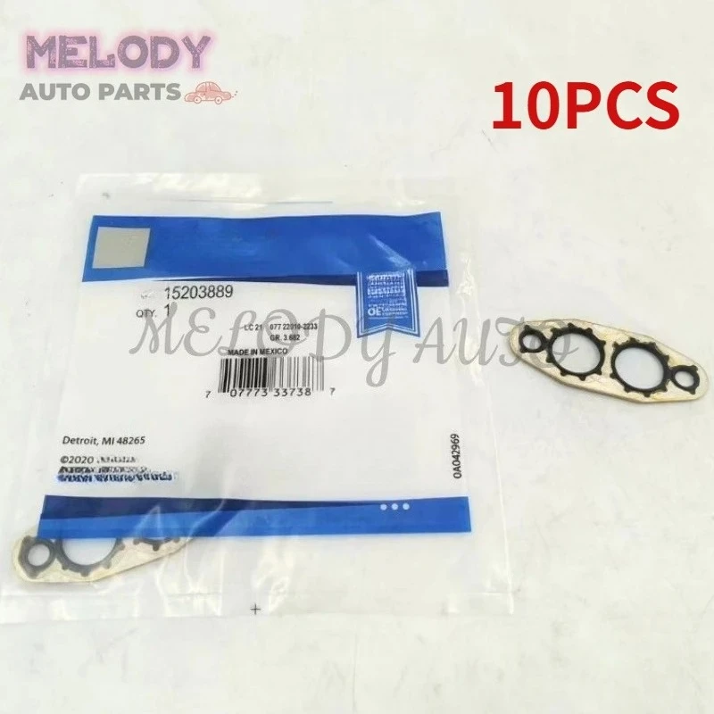 

10PCS 15203889 Oil Cooler Gasket Seals For GM CADILLAC CTS CHEVROLET EXPRESS 2500 SILVERADO 1500 2500