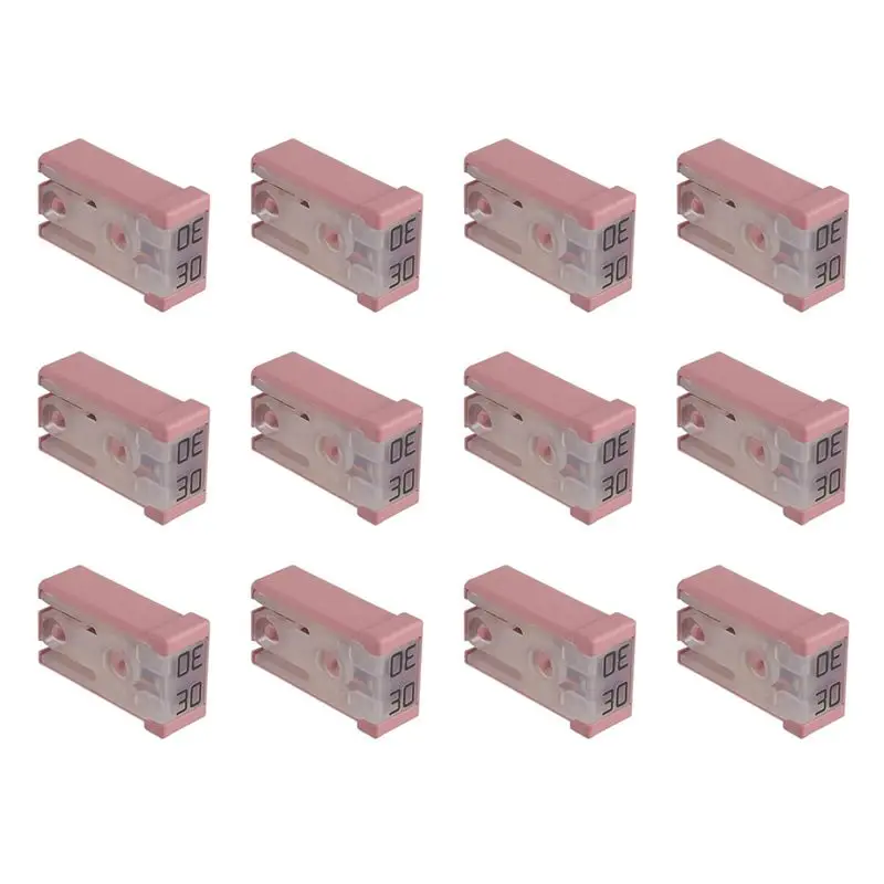 ABSJ-30A 32V Mini Slot Automotive MCASE Fuse Kit For Car Power And Brake Control, 12 Pack For Automotive Repair Workers