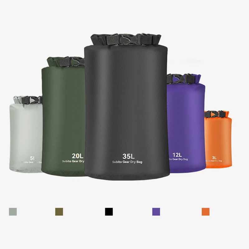 

‌Oversized Camping Organizer Dry Bag-20L Lightweight Storage Pouch For Outdoor Swimming Multi-Functional Gear Sack 70D Nylon