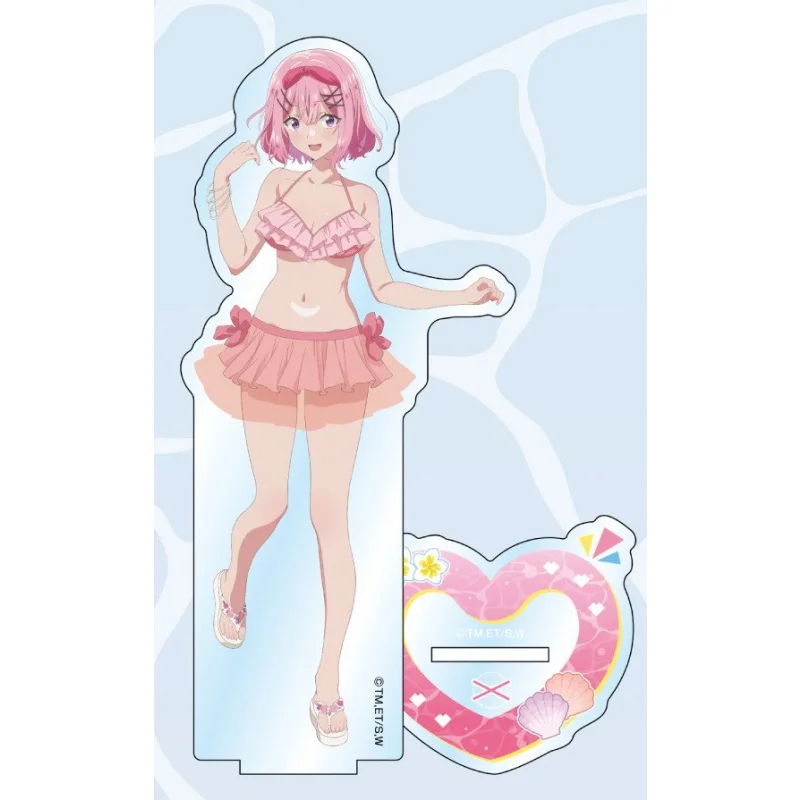 Anime There's No Freaking Way I'll be Your Lover! Unless Acrylic Stand Swimsuit Ver. Cartoon keychain Birthday Gifts 15cm