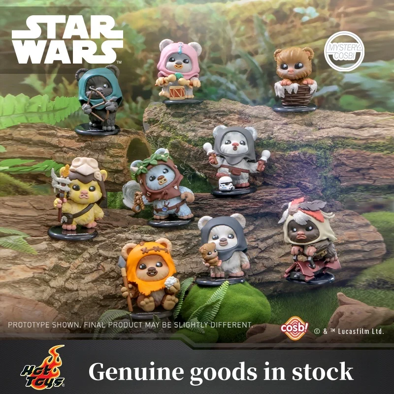 

Hot Toys Star Wars Ewok Cosbi Blind Box Mini Figure Car Desktop Decoration Ornament Lucky Surprise Blind Box Toy Mysterious Gifs