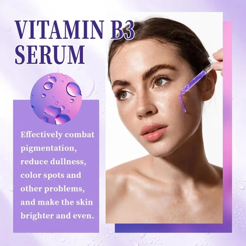 Vitamin B3 Essence Anti Wrinkle Facial Serum Dark Spots Removal Anti Aging Fade Acne Marks Smooth Fine Lines Firming