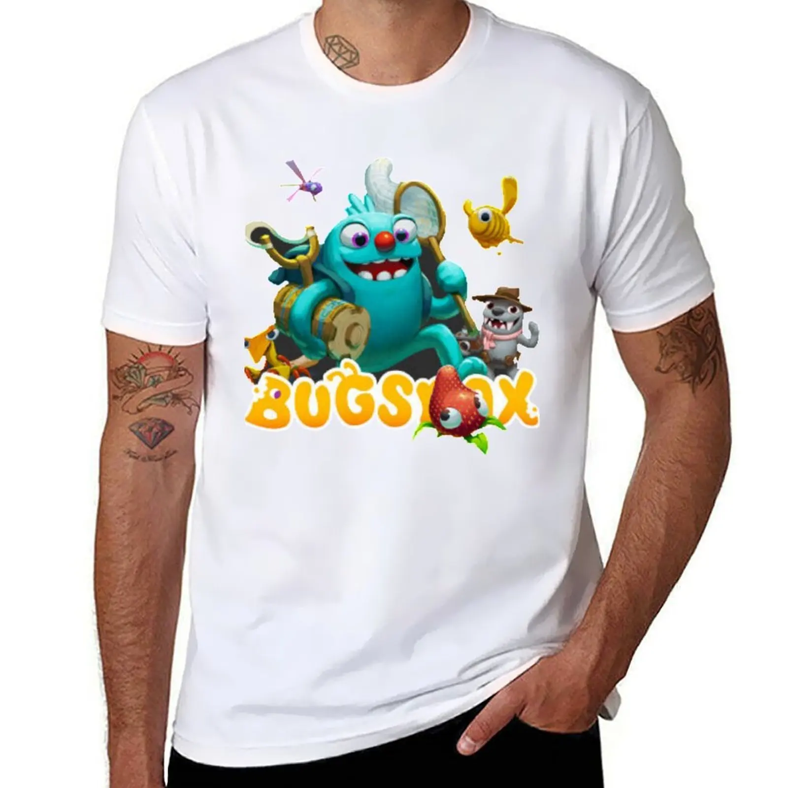 Bugsnax T-Shirt man t shirt graphic cotton tshirt 100% T-Shirt
