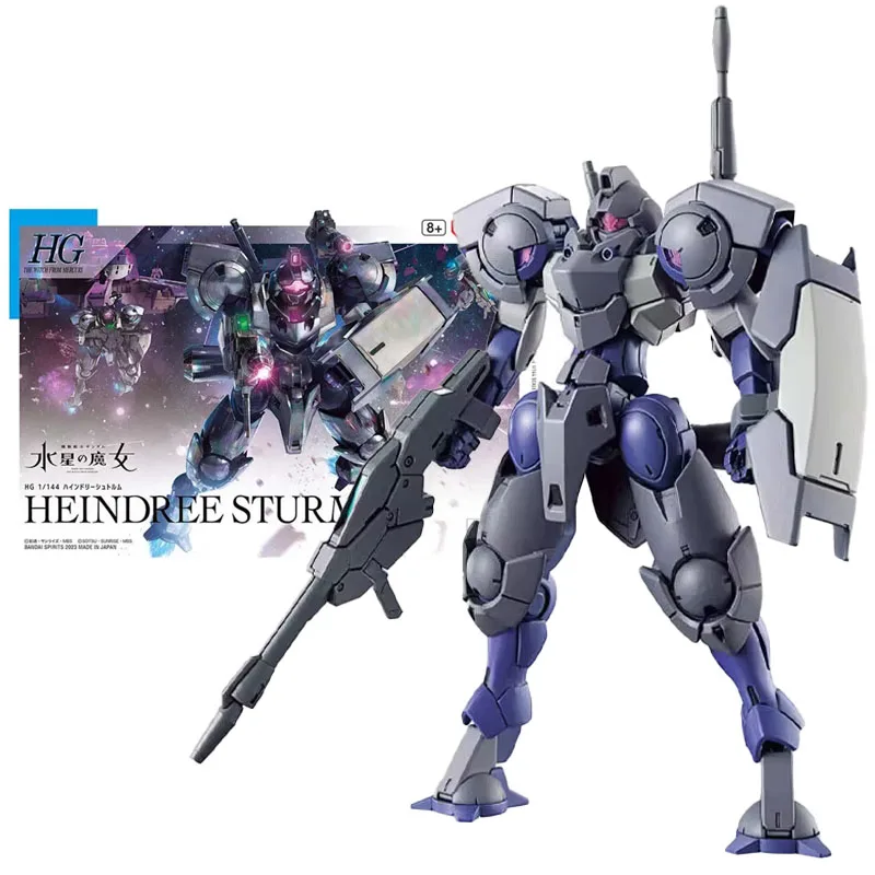 

Bandai Figure Gundam Model Kit Anime Figures HG 1/144 TWFM Heindree Sturm Mobile Suit Gunpla Action Figure Toys For Boys Gifts