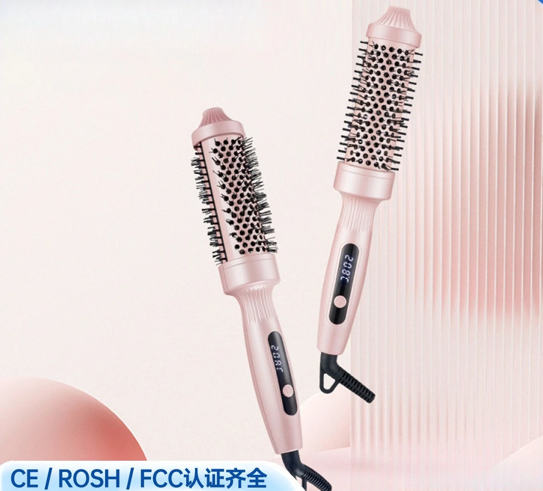 Fluffy comb straight hair portable hair curly fluffy clip curl comb does not hurt hot air comb curling iron