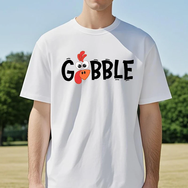 

Gabble Letter Prints T-Shirt Turkey Graphic Women Basics O-Neck T Shirts Sporty Loose Short Sleeve Tops Summer Comfortable tees