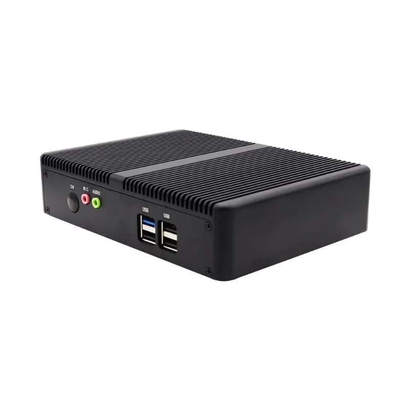 

J1800 dual-core mini host, household high definition htpc fanless micro computer industrial computer 4G/64G solid state