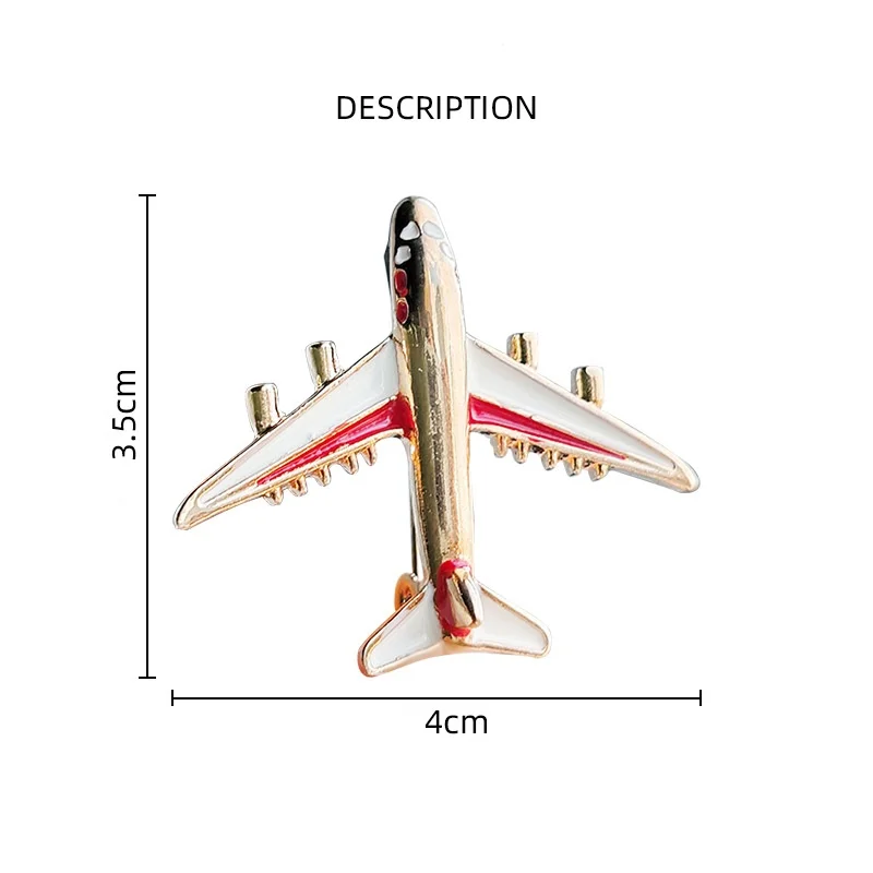 Spilla per aereo di alta qualità ciondoli smaltati per aeroplani gioielli distintivo per feste banchetto sciarpa spille regali accessorio per la