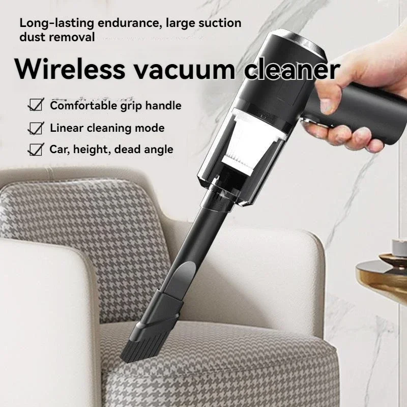 3-in-1 Car Vacuum Cleaner Wireless Charging Portable Car Vacuum Cleaner Handheld High-powerLow noise motor Car Appliances