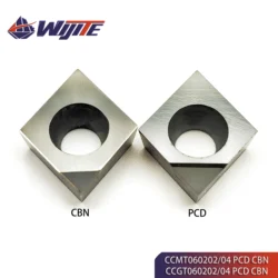 CCMT060202 04 CCGT060202 04 PCD Nc máquina herramienta se utiliza para cobre y aluminio y otros metales no ferrosos CBN torneado