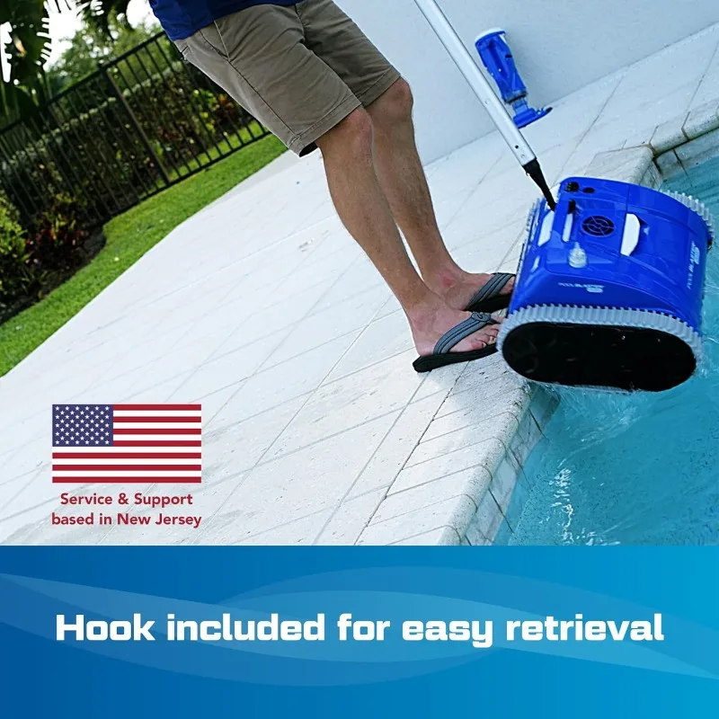 (All-New 2025) POOL BLASTER CX-300 Cordless Robotic Pool Cleaner for Smaller Inground & Above Ground Pools, 2.5 Hr Runtime