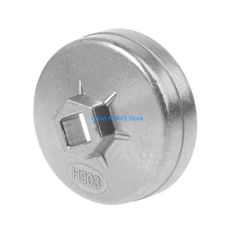 A5YD 74mm 14 플루트 알루미늄 오일 필터 렌치 소켓 리무버 벤츠 오토카 용 도구