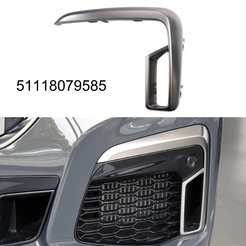 

Car Front Bumper Grill Grille Fog Lamp Frame Trim Grille Trim For BMW For 7 Series For G12 2019 Bumper Grille Trim Cover