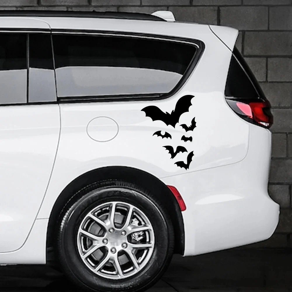 Car Flock of Bats Flying Decor Stickers for SUV Camper RV Van Motorhome Caravan Vinyl Decal Decoration Accessories Car Sticker