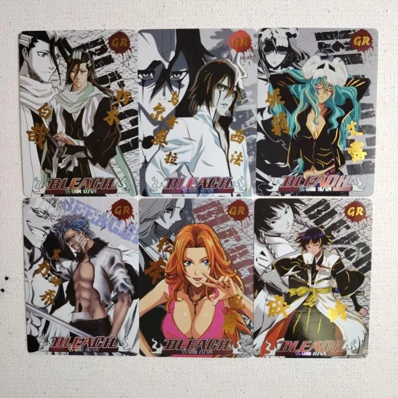 BLEACH SR UR GR card Shihouin Yoruichi Kuchiki Rukia Inoue Orihime Kurosaki Ichigo boy Toy collection Birthday Christmas gifts