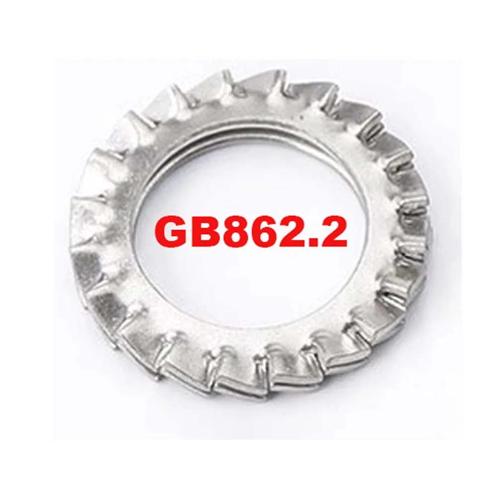 M2 M2.5 M3 M4 M5 M6 M8 M10 M12 M16-M24 4 Types 304 Stainless Steel Internal and External Toointethed Serrated Lock Washer Gasket