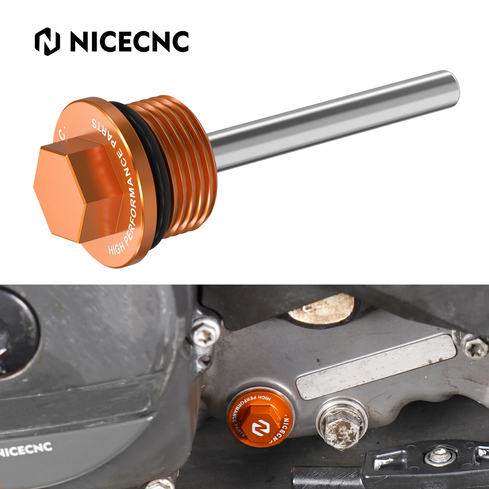 

For 2008-2024 2025 KTM 690 Enduro/R 690 SMCR 690 SMC 690 SMC R Oil Drain Plug for Husqvarna 701 Enduro 701 Supermoto 2016-2025