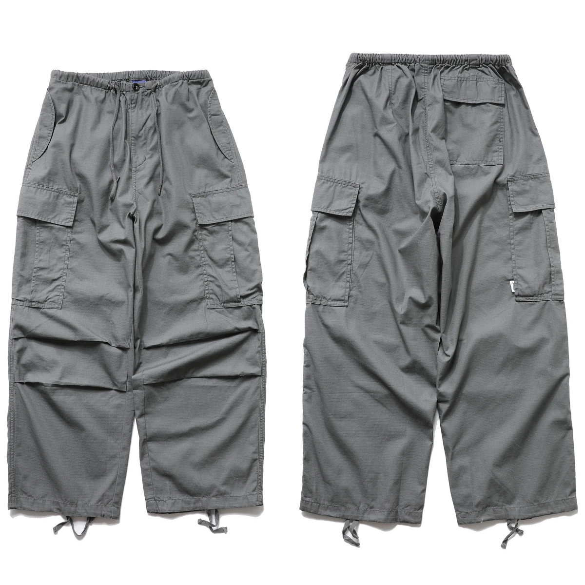 

Свободные прямые брюки с множеством карманов в японском стиле, модные повседневные рабочие брюки, базовые хлопковые молодежные брюки свободного кроя прямого силуэта