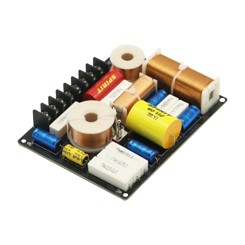 

Speakers Frequency Divider 3 Way Crossover Audio 280W Bass Midrange Treble Professional DIY For arduino Module