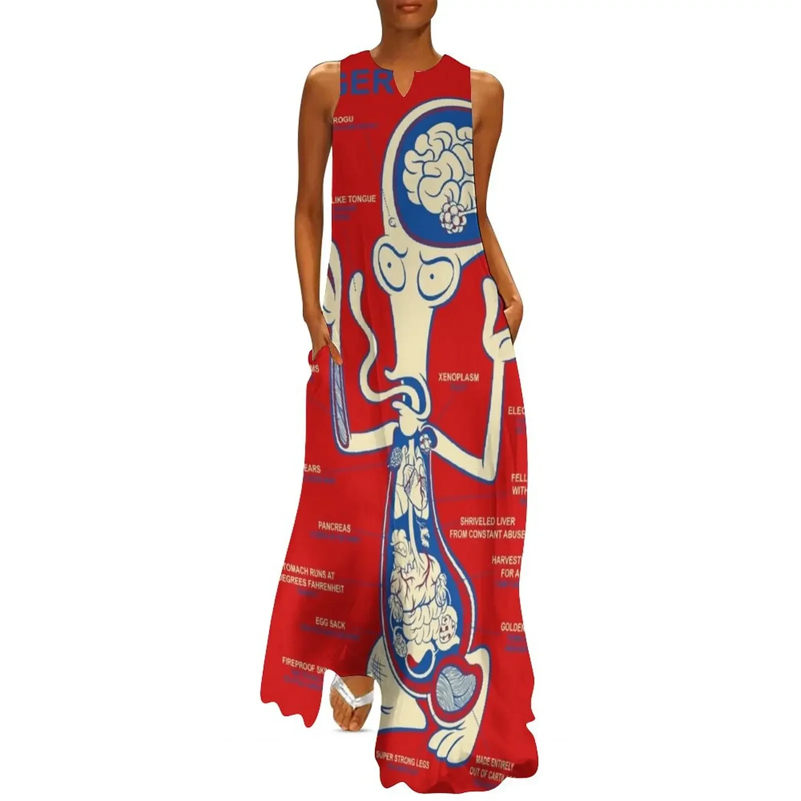 

Roger Anatomy Long Dress dresses for special events summer dress women 2025 Dresses for wedding party Woman dresses Dress