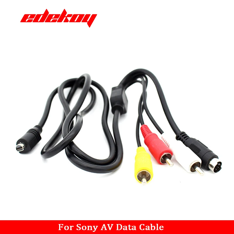 Sony camer VMC-30FS AV Cable 10-Pin DV Connector to 3RCA S-Video Sony DCR Handycam Camcorder Digital Camera VMC-15FS A/V Line