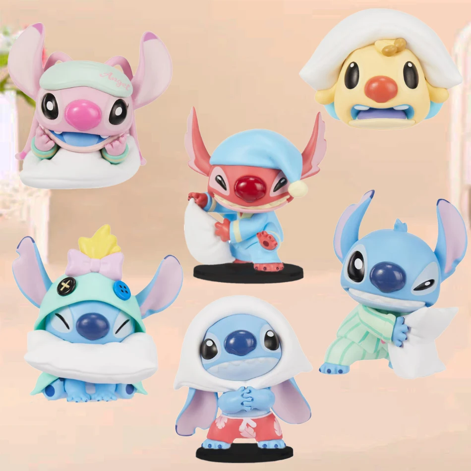 

1set Pillow Fight Series Stitch Cartoon Toy Doll 6 Different Dolls Give Away Boyfriend Anime Doll Birthday Gift Christmas Gifts