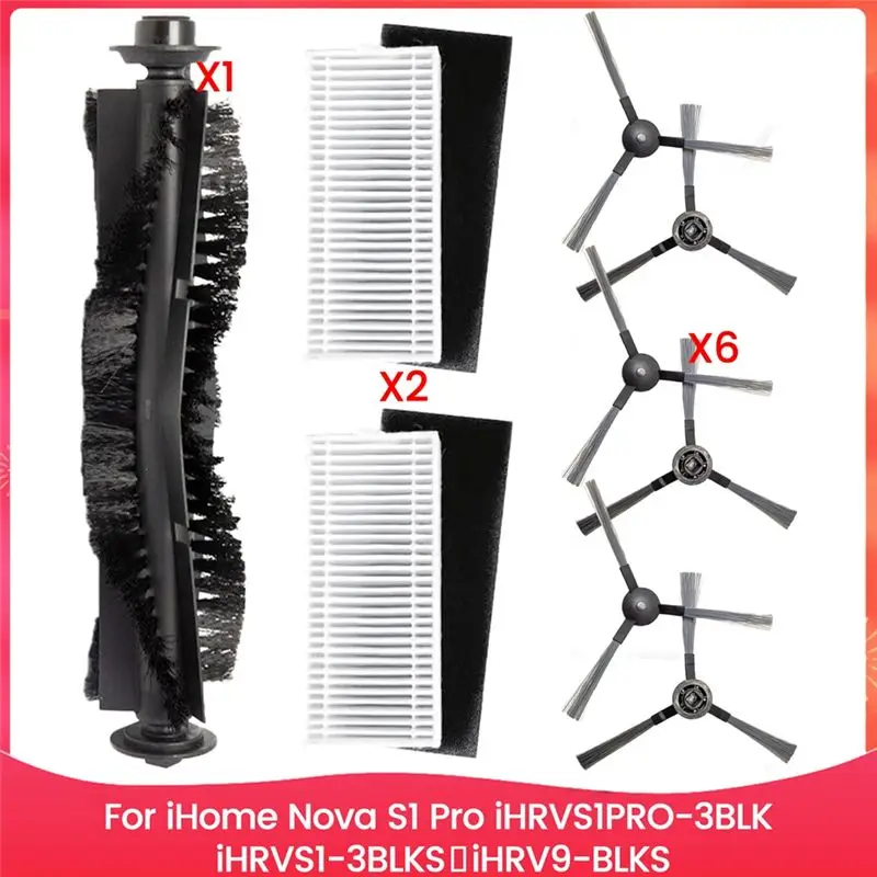 

Запасные части BOFO для робота-пылесоса Ihome S1 Pro, IHRVS1PRO-3BLK, IHRVS1-3BLKS, IHRV9-BLKS, аксессуары для робота-пылесоса