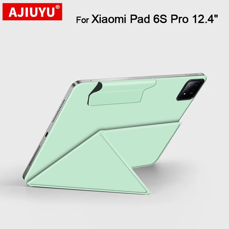 

Smart Case For Xiaomi MiPad 6S Pro 12.4 Inch Y Fold Flip Tablet Case For Mi Pad 6S Pro 12.4" Adsorption Magnetic Protective Case