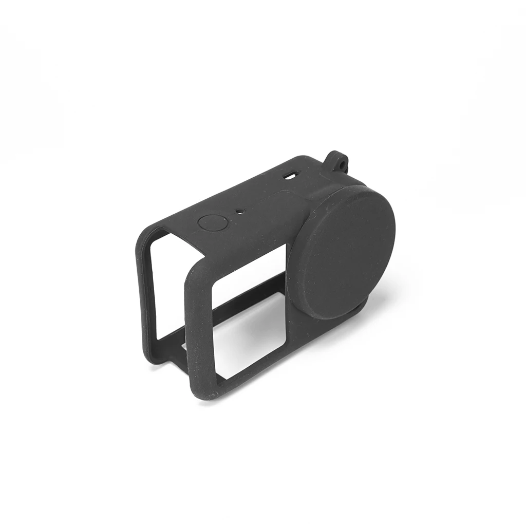 Silikon-Schutzhüllen-Set für die DJI Osmo Action 6 Kamera mit Objektivdeckel und Handschlaufe für schnellen Batteriezugriff, kratzfest und stoßdämpfend. – Detail 8