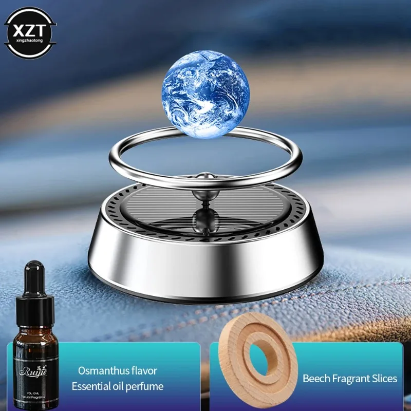 

1Pcs Solar Car Aromatherapy Vehicle Perfume Air Freshener Auto Essential Oil Diffuser with Ball Interstellar