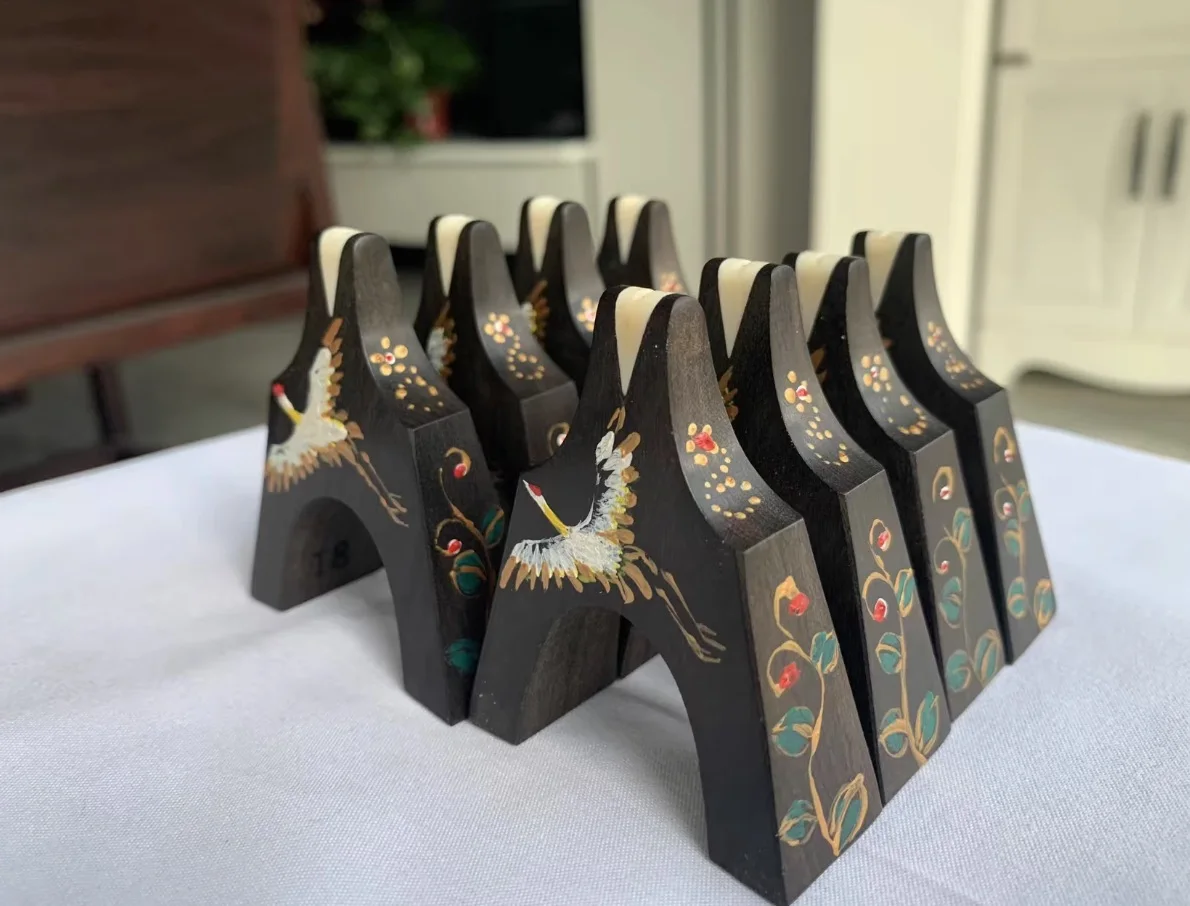 

Guzheng Bridge Ebony wood Paintings Guzheng accessories