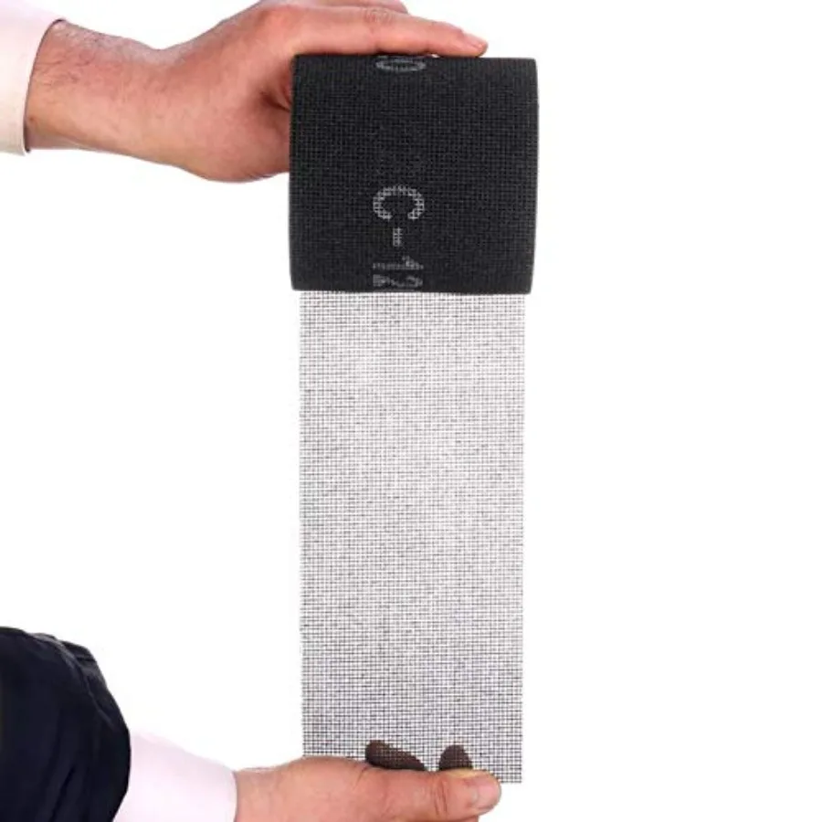 EMILYPRO Sanding Screen Mesh Roll for Dry Wall 4-1/10inch Wide x 6.5yd Long Silicon Carbide Grits #80-1 Roll