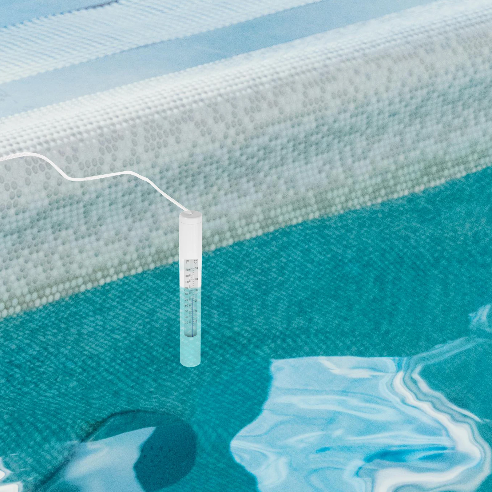 Termometer Kolam Renang Pengukur Suhu Air Bak Mandi Presisi Tinggi Mengambang untuk Indikator Alat Submersible Tangki Kolam