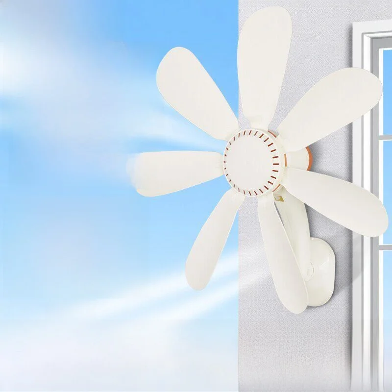 

Summer Wall-Mounted Fan Small Portable Kitchen Office Desk Fan for Dormitory Home Bathroom Student Use